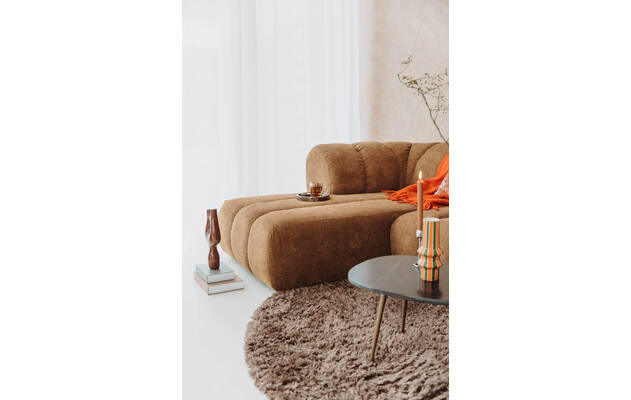 Goossens hoeksalon weave geel stof - 8252682-goossens-weave-bank-stof-geel-03