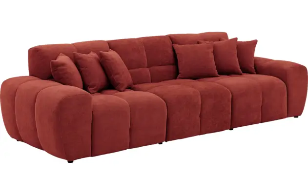 Goossens excellent zitbank kubus rood stof - 8252683-goossens-excellent-kubus-bank-stof-rood-02