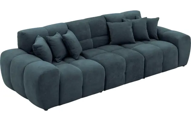 Goossens excellent zitbank kubus blauw stof - 8252687-goossens-excellent-kubus-bank-stof-blauw-04