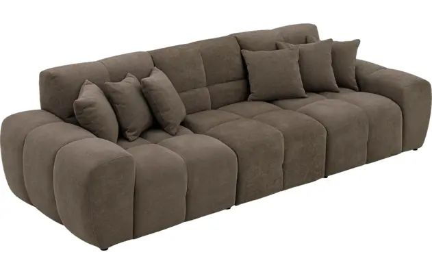 Goossens excellent zitbank kubus bruin stof - 8252696-goossens-excellent-kubus-bank-stof-bruin-04