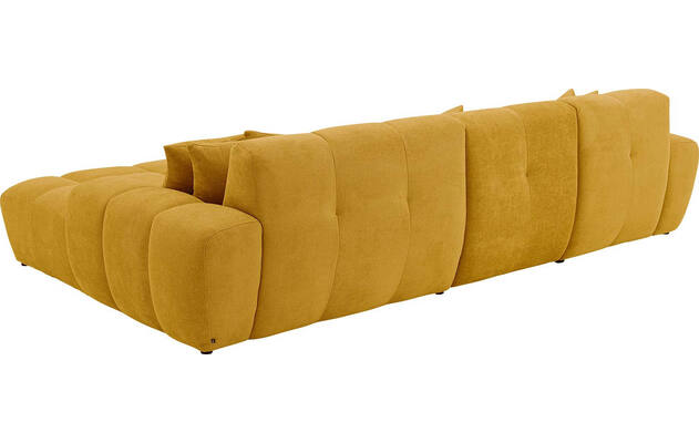 Goossens excellent loungebank kubus geel stof - 8252708-gespiegeld-04