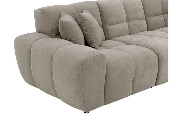 Goossens excellent loungebank kubus bruin stof - 8252713-gespiegeld-08
