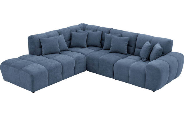 Goossens excellent hoeksalon kubus blauw stof - 8252716-gespiegeld-05