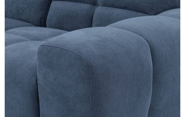 Goossens excellent hoeksalon kubus blauw stof - 8252716-gespiegeld-10