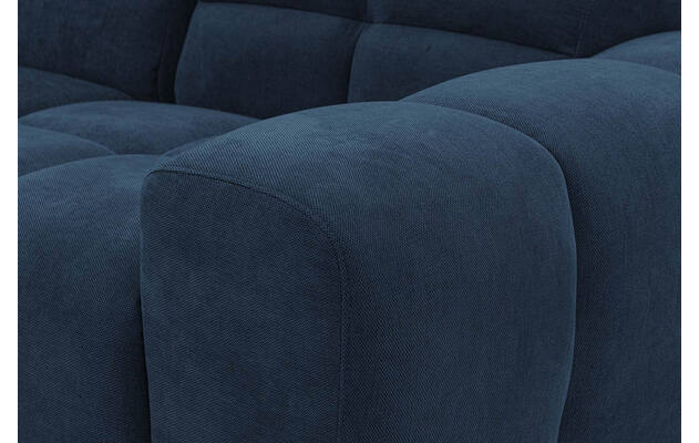 Goossens excellent hoeksalon kubus blauw stof - 8252717-gespiegeld-10