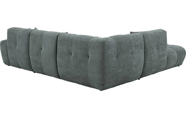 Goossens excellent hoeksalon kubus groen stof - 8252718-gespiegeld-04