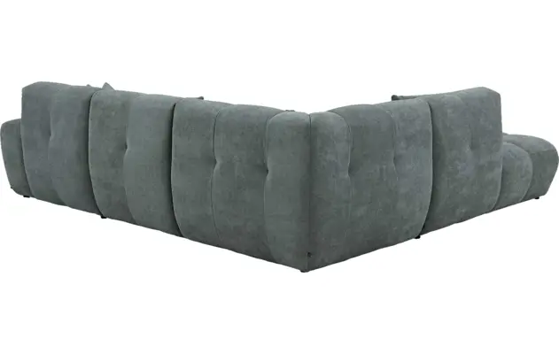 Goossens excellent hoeksalon kubus groen stof - 8252718-gespiegeld-04