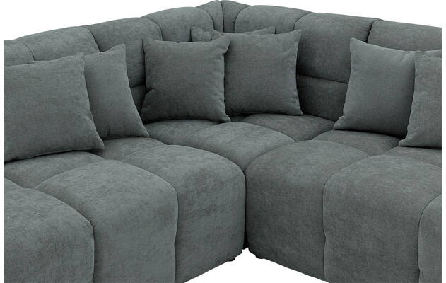 Goossens excellent hoeksalon kubus groen stof - 8252718-gespiegeld-06