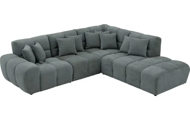 Goossens excellent hoeksalon kubus groen stof - 8252718-goossens-excellent-kubus-bank-stof-groen-04