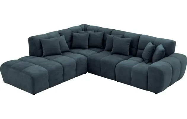 Goossens excellent hoeksalon kubus blauw stof - 8252719-gespiegeld-05