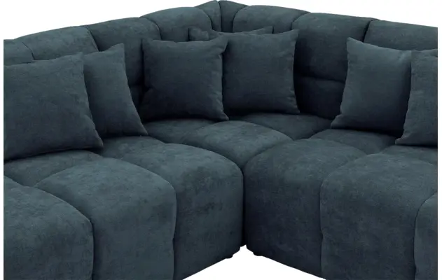 Goossens excellent hoeksalon kubus blauw stof - 8252719-gespiegeld-06