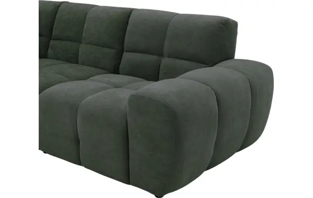 Goossens excellent hoeksalon kubus groen stof - 8252720-gespiegeld-08