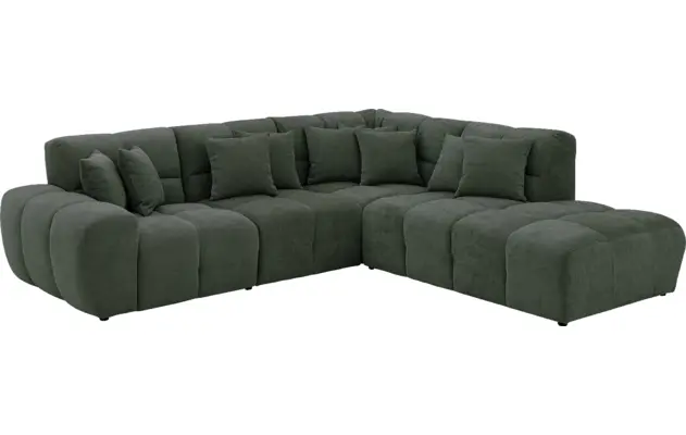 Goossens excellent hoeksalon kubus groen stof - 8252720-goossens-excellent-kubus-bank-stof-groen-02