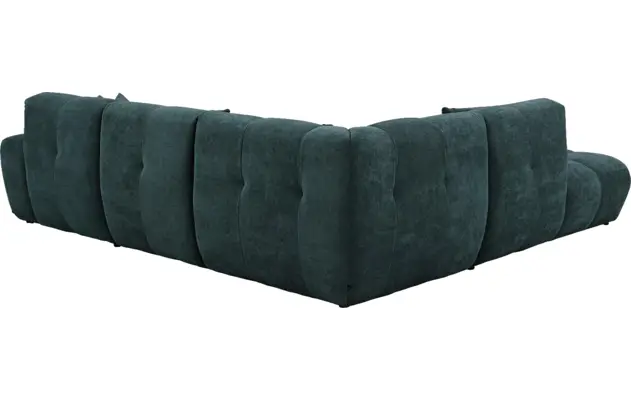 Goossens excellent hoeksalon kubus groen stof - 8252721-gespiegeld-04