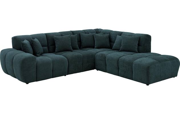 Goossens excellent hoeksalon kubus groen stof - 8252721-goossens-excellent-kubus-bank-stof-groen-02