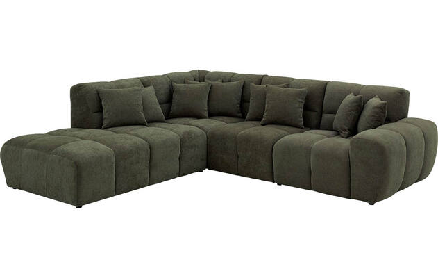 Goossens excellent hoeksalon kubus groen stof - 8252722-gespiegeld-03