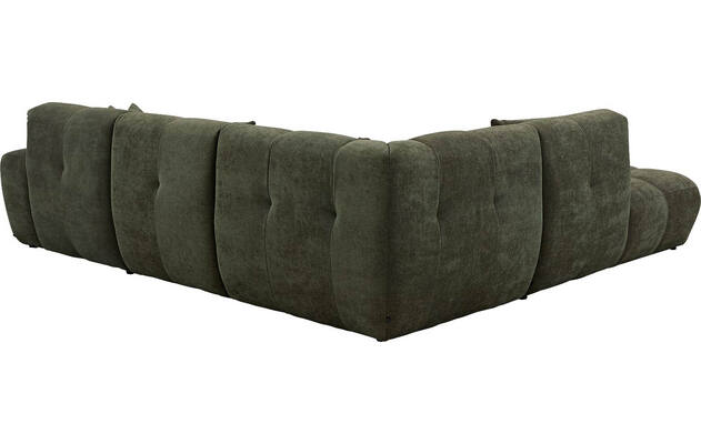 Goossens excellent hoeksalon kubus groen stof - 8252722-gespiegeld-04