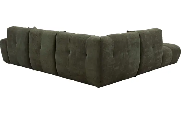 Goossens excellent hoeksalon kubus groen stof - 8252722-gespiegeld-04