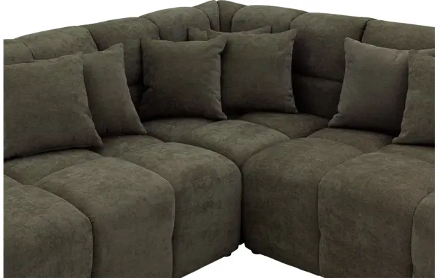 Goossens excellent hoeksalon kubus groen stof - 8252722-gespiegeld-06