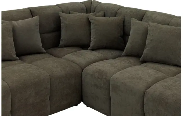 Goossens excellent hoeksalon kubus groen stof - 8252722-goossens-excellent-kubus-bank-stof-groen-05