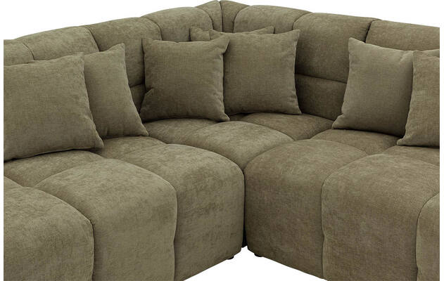 Goossens excellent hoeksalon kubus groen stof - 8252723-gespiegeld-07
