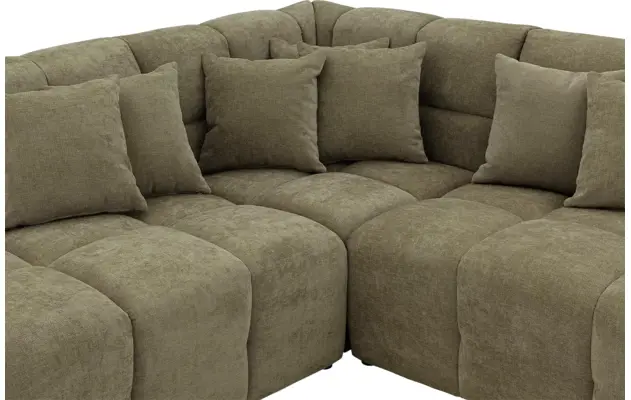 Goossens excellent hoeksalon kubus groen stof - 8252723-gespiegeld-07