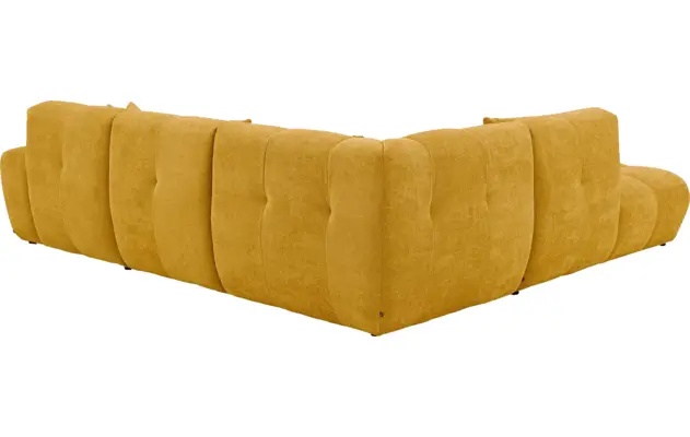 Goossens excellent hoeksalon kubus geel stof - 8252724-gespiegeld-04