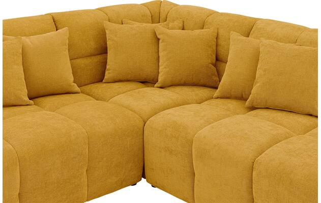 Goossens excellent hoeksalon kubus geel stof - 8252724-goossens-excellent-kubus-bank-stof-geel-05