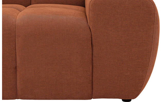 Goossens excellent hoeksalon kubus bruin stof - 8252725-gespiegeld-07