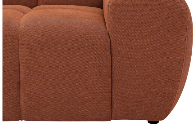 Goossens excellent hoeksalon kubus bruin stof - 8252725-gespiegeld-07