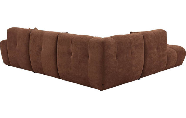 Goossens excellent hoeksalon kubus bruin stof - 8252726-gespiegeld-04