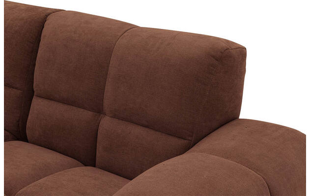 Goossens excellent hoeksalon kubus bruin stof - 8252726-gespiegeld-08