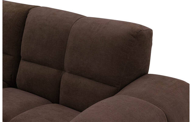 Goossens excellent hoeksalon kubus bruin stof - 8252727-gespiegeld-08