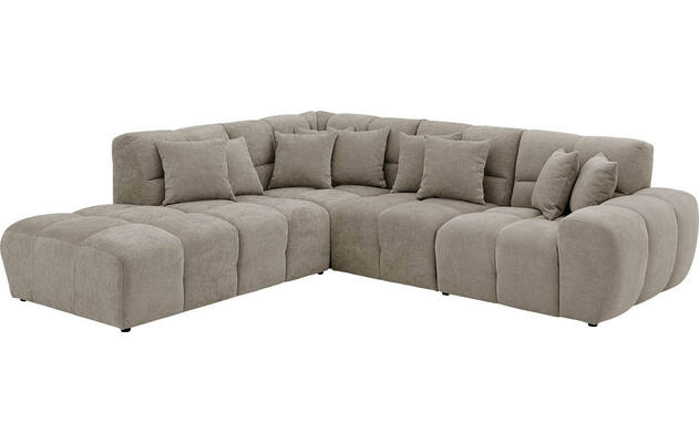 Goossens excellent hoeksalon kubus bruin stof - 8252729-gespiegeld-03