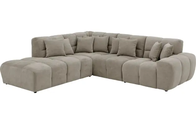 Goossens excellent hoeksalon kubus bruin stof - 8252729-gespiegeld-03