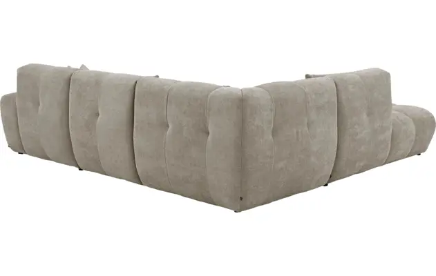 Goossens excellent hoeksalon kubus bruin stof - 8252729-gespiegeld-04