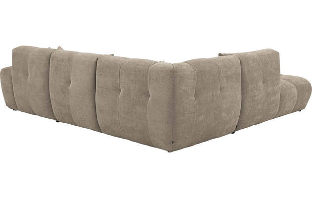 Goossens excellent hoeksalon kubus bruin stof - 8252730-gespiegeld-04