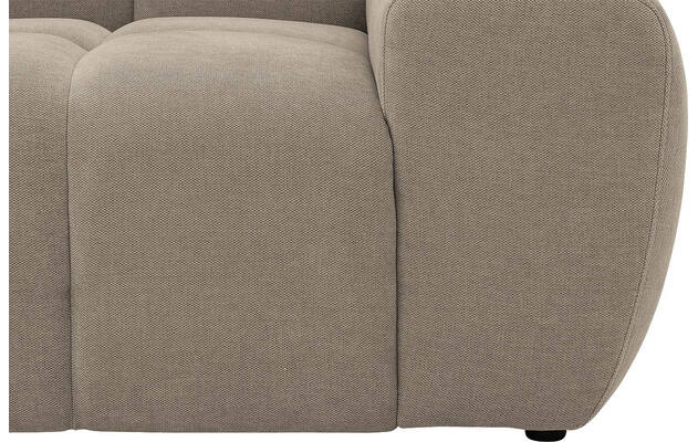 Goossens excellent hoeksalon kubus bruin stof - 8252730-gespiegeld-07