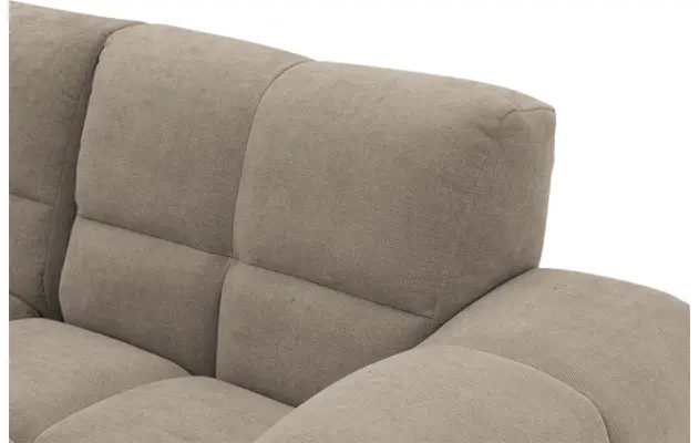 Goossens excellent hoeksalon kubus bruin stof - 8252730-gespiegeld-09