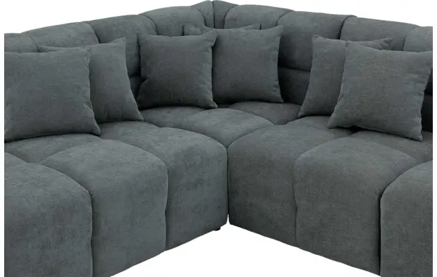 Goossens excellent u bank kubus groen stof - 8252734-gespiegeld-08