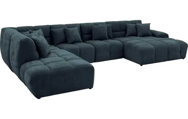 Goossens excellent u bank kubus blauw stof - 8252735-gespiegeld-05