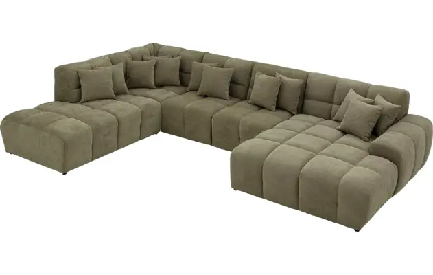 Goossens excellent u bank kubus groen stof - 8252739-gespiegeld-06