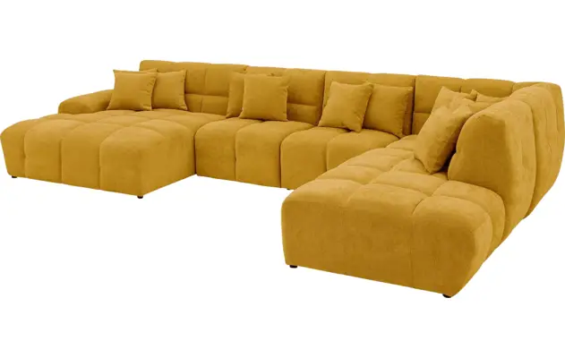 Goossens excellent u bank kubus geel stof - 8252740-goossens-excellent-kubus-bank-stof-geel-04