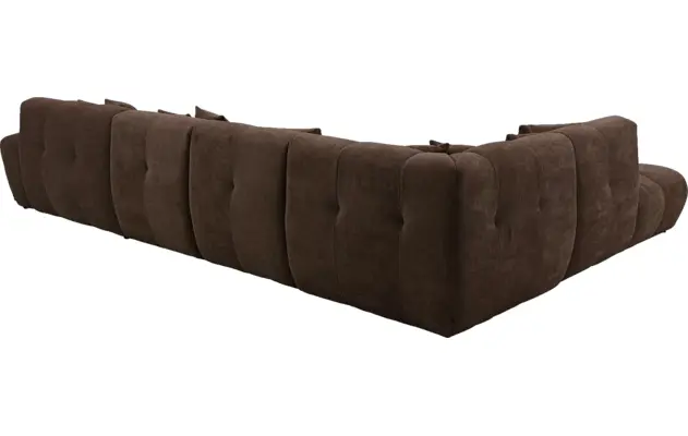 Goossens excellent u bank kubus bruin stof - 8252743-gespiegeld-04