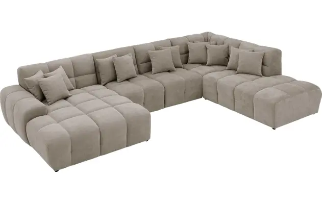 Goossens excellent u bank kubus bruin stof - 8252745-goossens-excellent-kubus-bank-stof-bruin-05