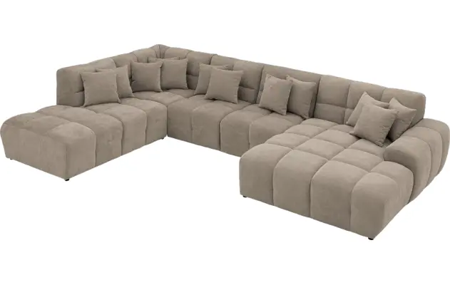 Goossens excellent u bank kubus bruin stof - 8252746-gespiegeld-06