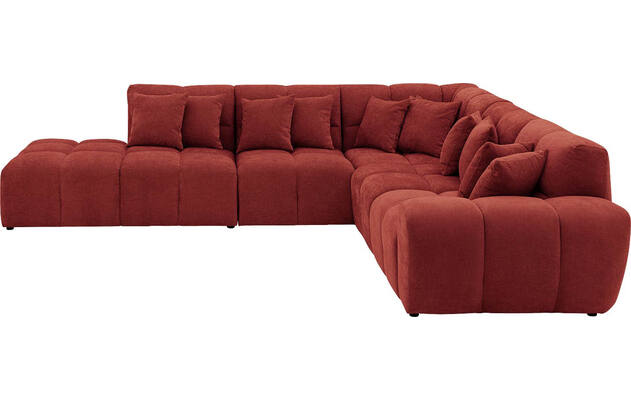 Goossens excellent hoeksalon kubus rood stof - 8252747-gespiegeld-04