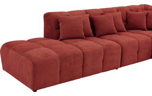 Goossens excellent hoeksalon kubus rood stof - 8252747-gespiegeld-07