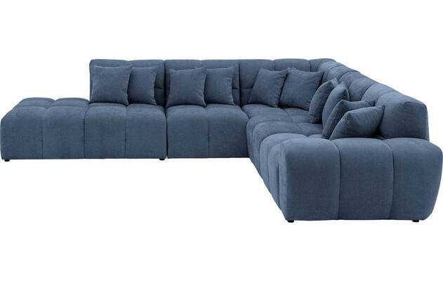 Goossens excellent hoeksalon kubus blauw stof - 8252748-gespiegeld-04