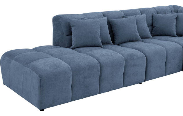 Goossens excellent hoeksalon kubus blauw stof - 8252748-gespiegeld-07